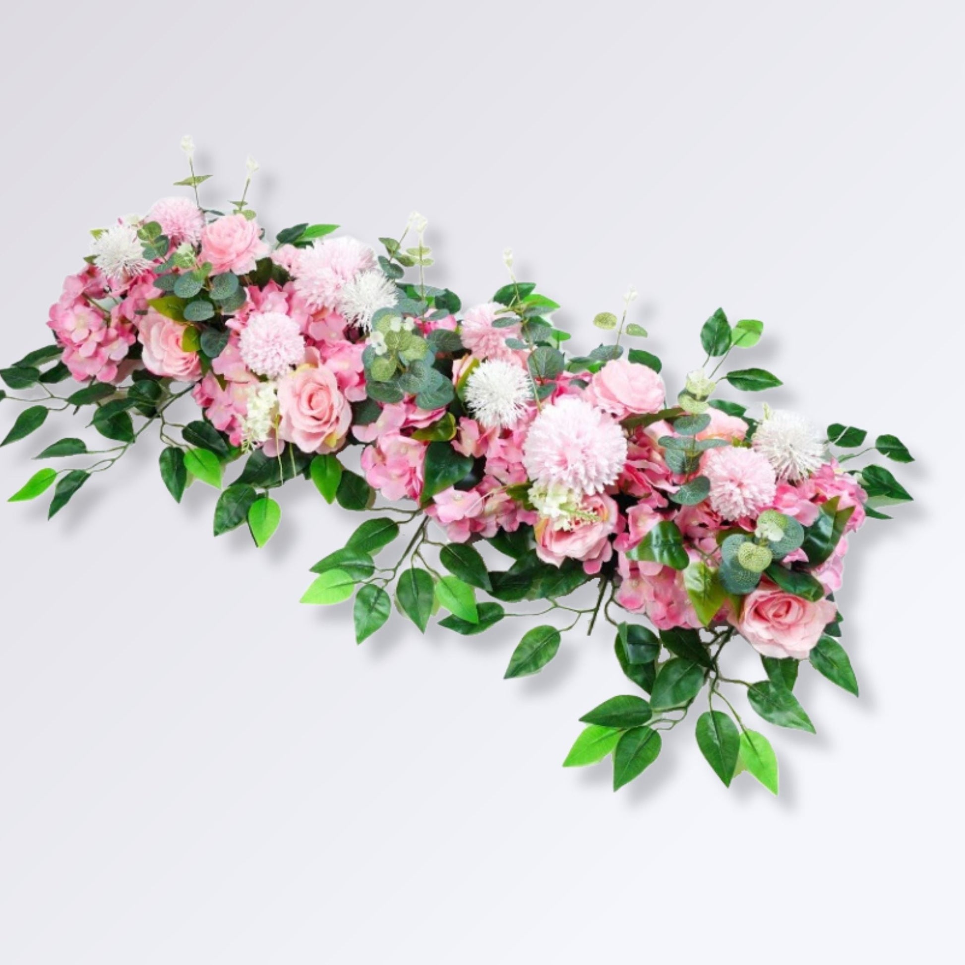 Décoration de Mariage en Fleurs Artificielles Couleur Rose