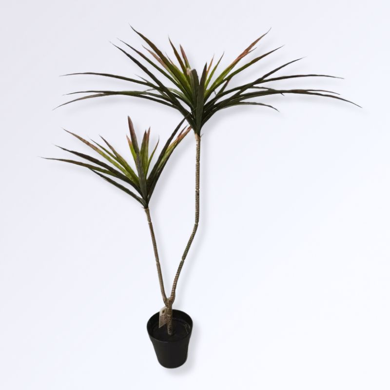 Dracaena Artificiel 90cm Vert-rouge