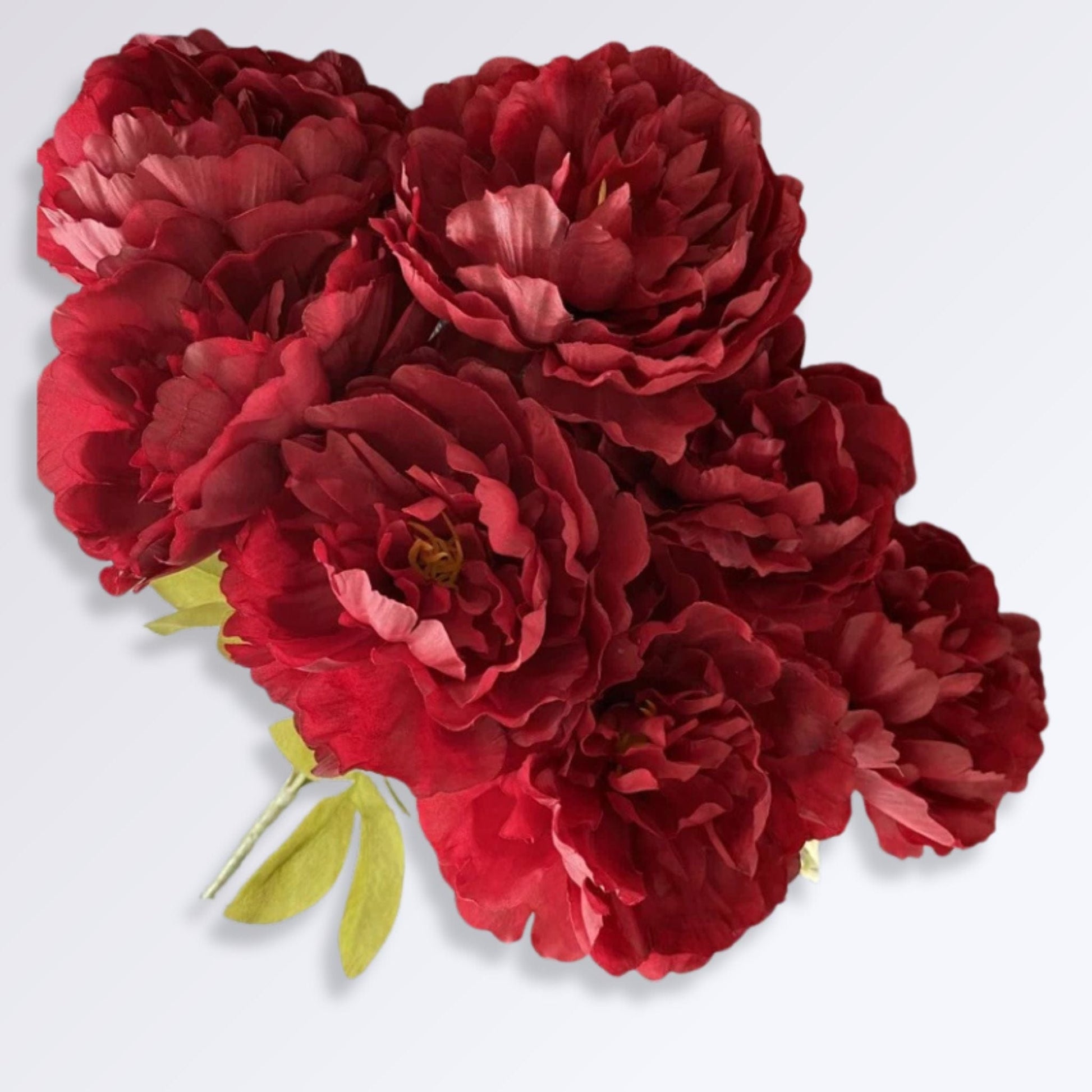 Faux Bouquet De Pivoine | Rouge