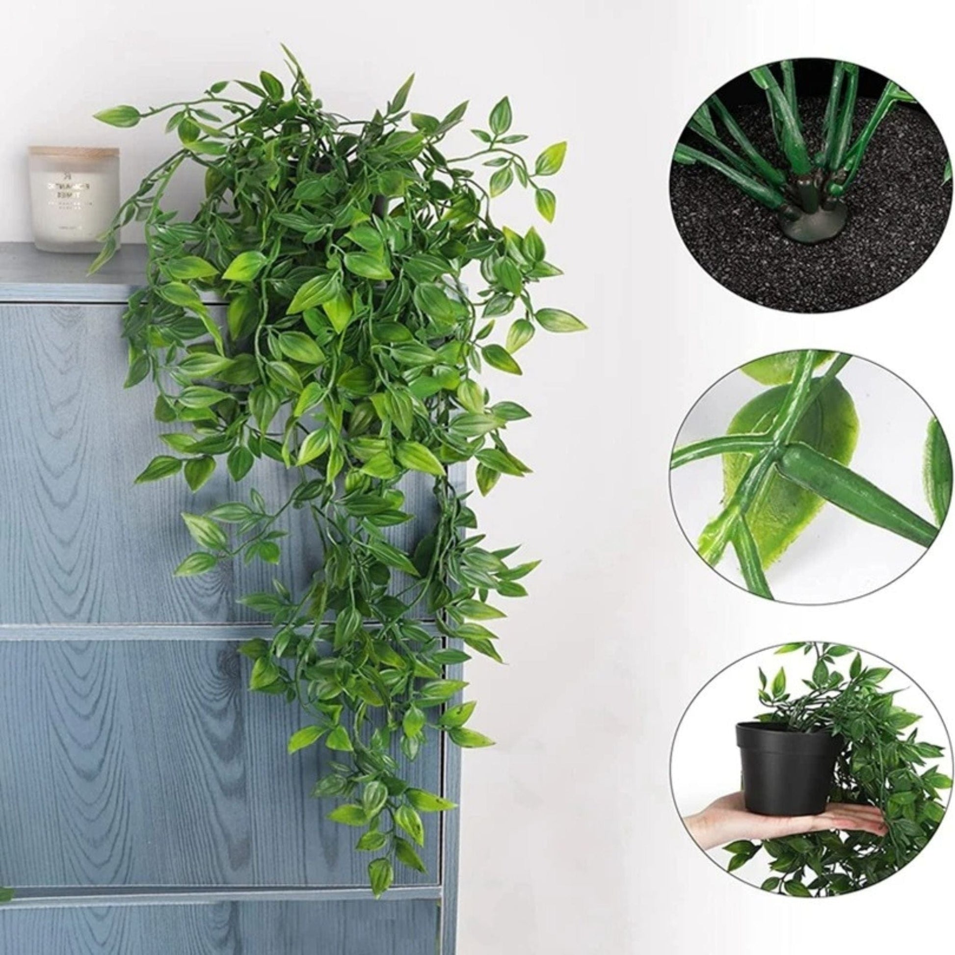 Faux Lierre Extérieur avec Pot