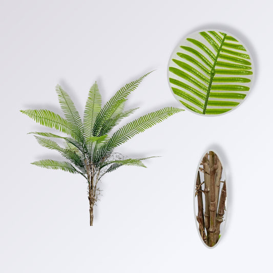 Faux Palmier Décoratif 15 feuilles 85cm