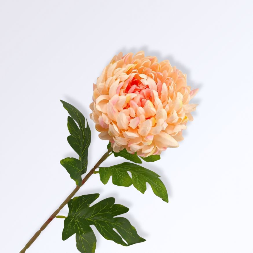 Fleur Artificielle de Chrysanthème avec Longue Tige | 75cm