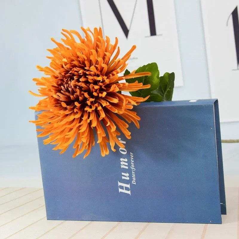 Fleur Artificielle de Chrysanthème avec Longue Tige | 75cm