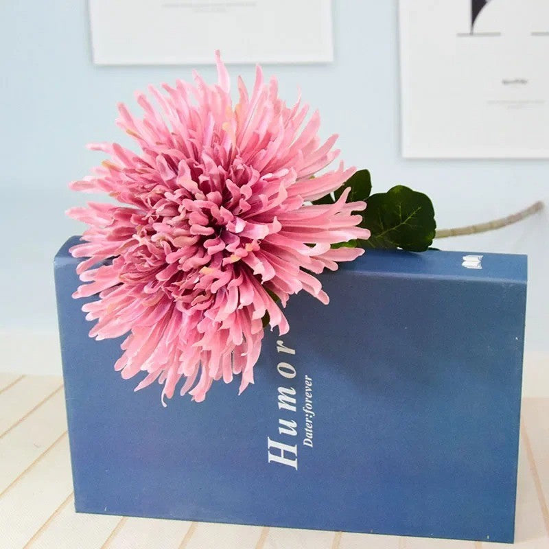 Fleur Artificielle de Chrysanthème avec Longue Tige | 75cm