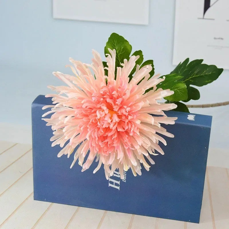Fleur Artificielle de Chrysanthème avec Longue Tige | 75cm
