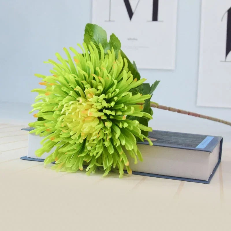 Fleur Artificielle de Chrysanthème avec Longue Tige | 75cm