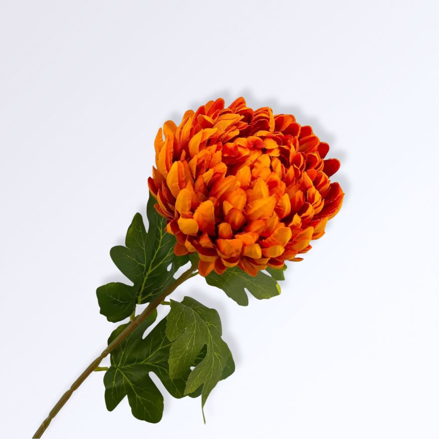Fleur Artificielle de Chrysanthème avec Longue Tige | 75cm