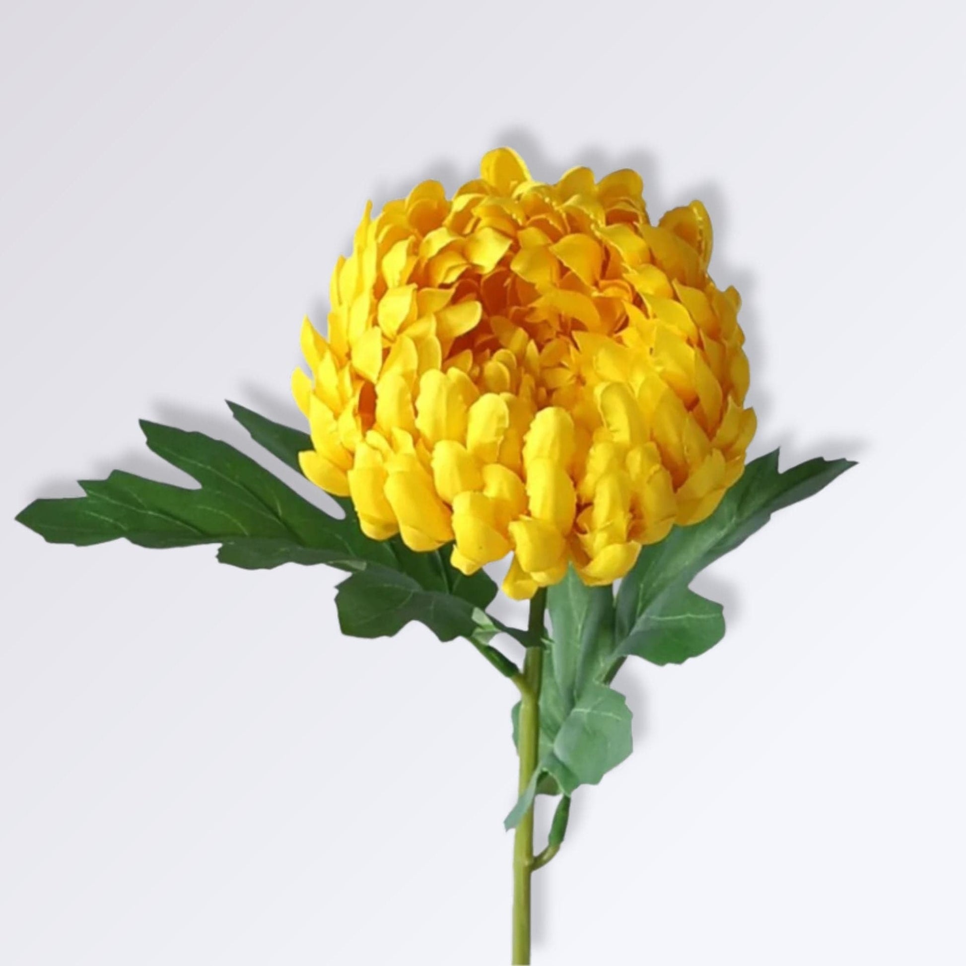 Fleur Artificielle de Chrysanthème | 50cm Jaune