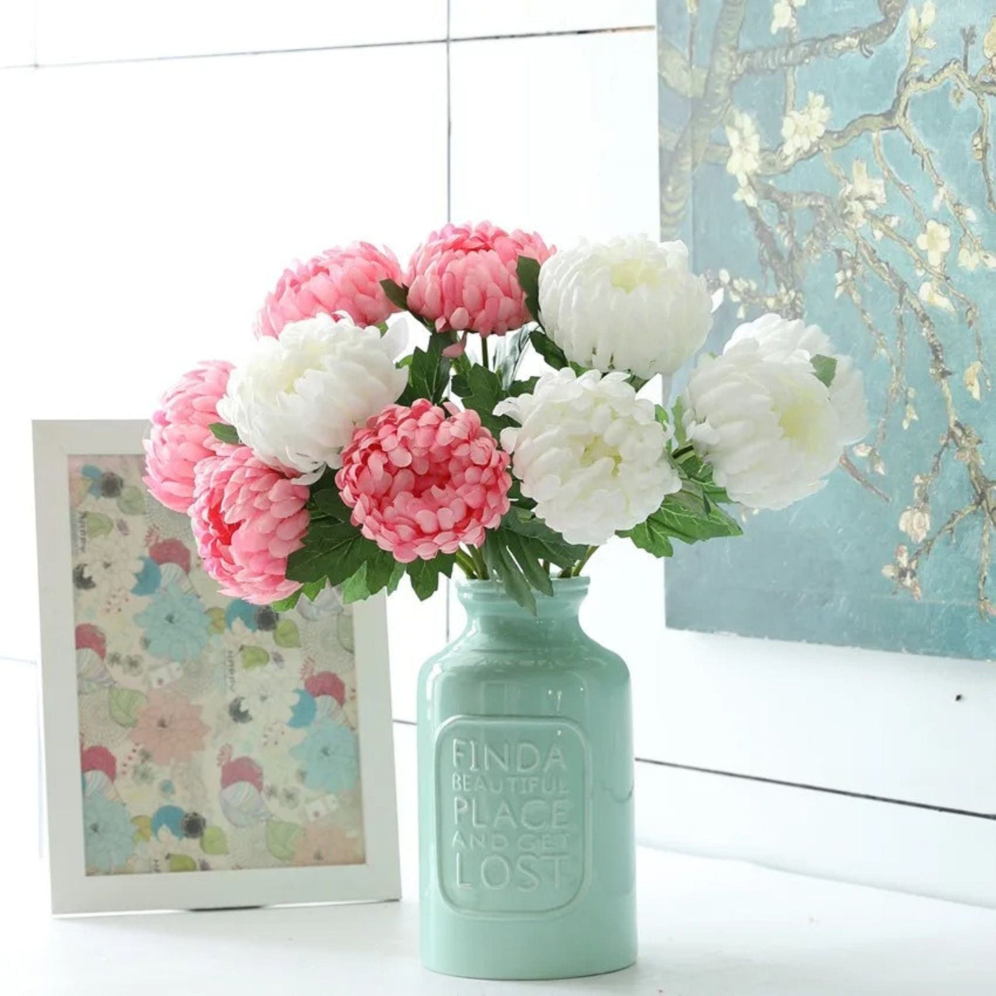 Fleur Artificielle de Chrysanthème | 50cm