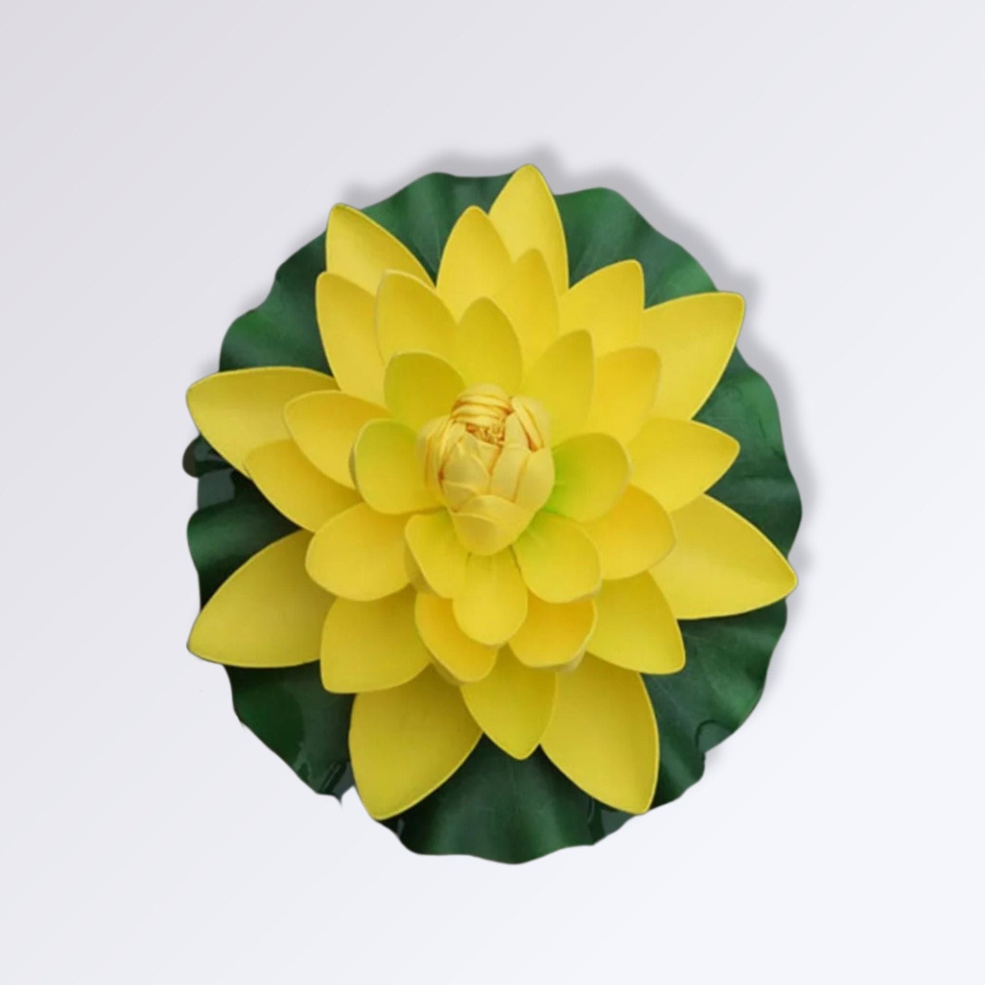 Fleur de Lotus Artificielle Couleur Jaune