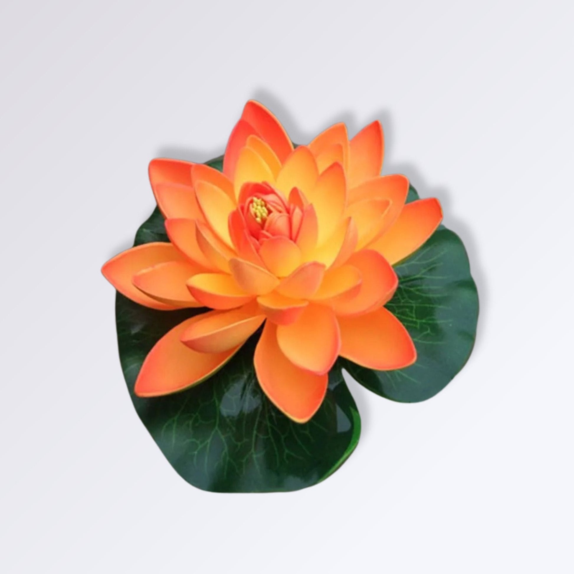 Fleur de Lotus Artificielle Couleur Orange