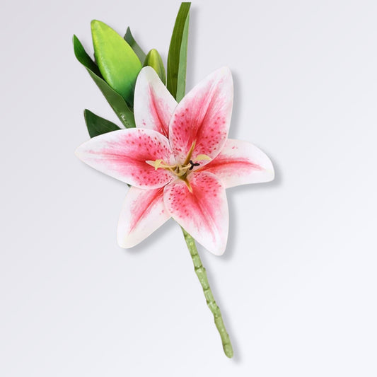 Fleur de Lys Artificielle Couleur Rose