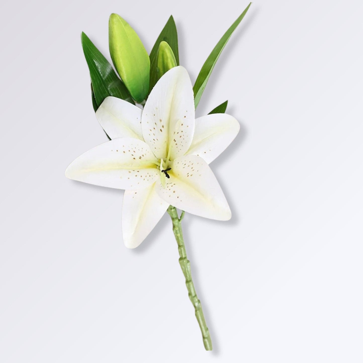 Fleur de Lys Artificielle Couleur Blanc