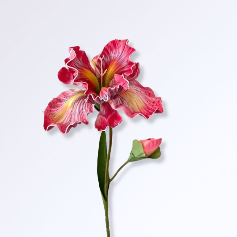 Fleur d'Iris Artificielle Rose