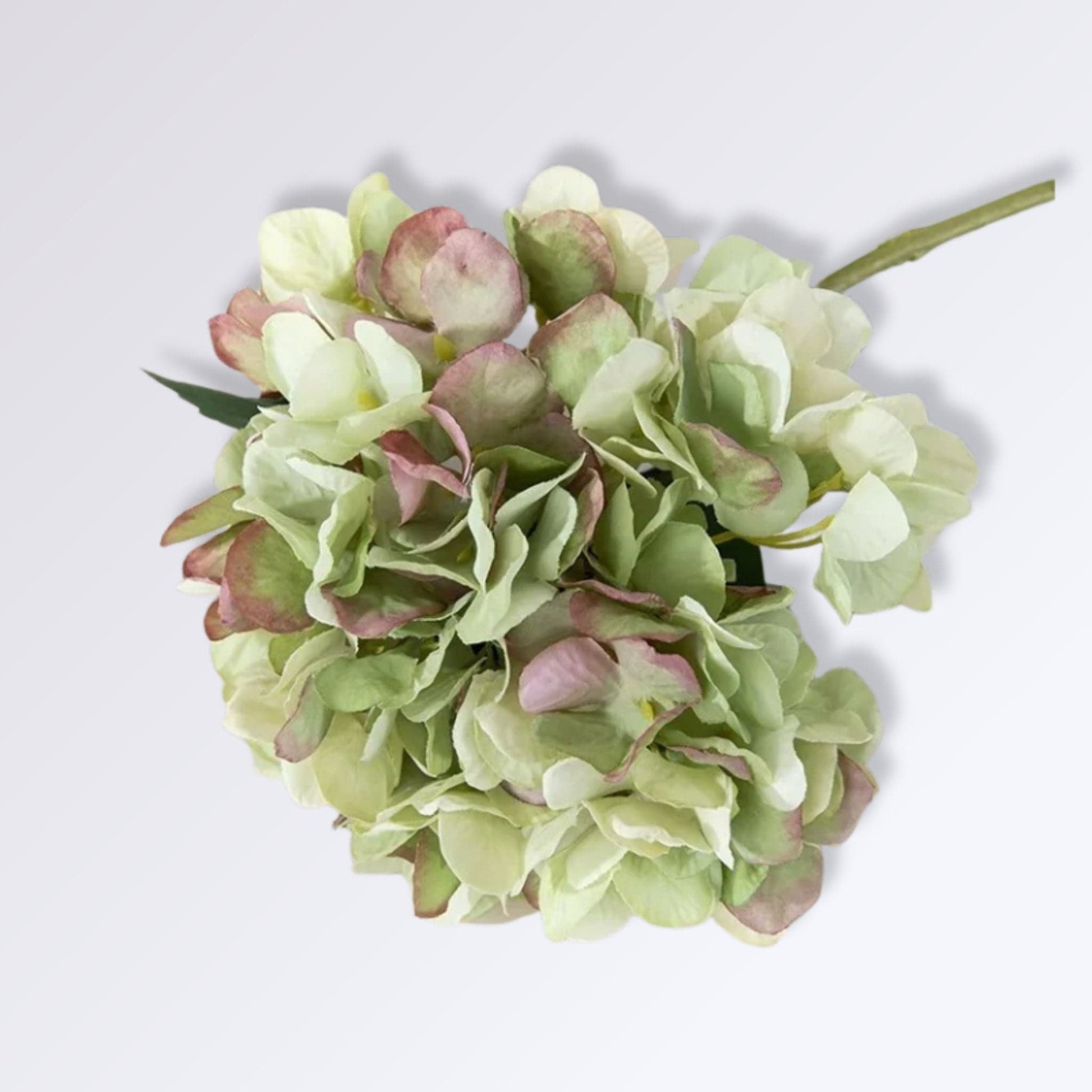 Fleur d'Hortensia Artificielle Couleur Vert