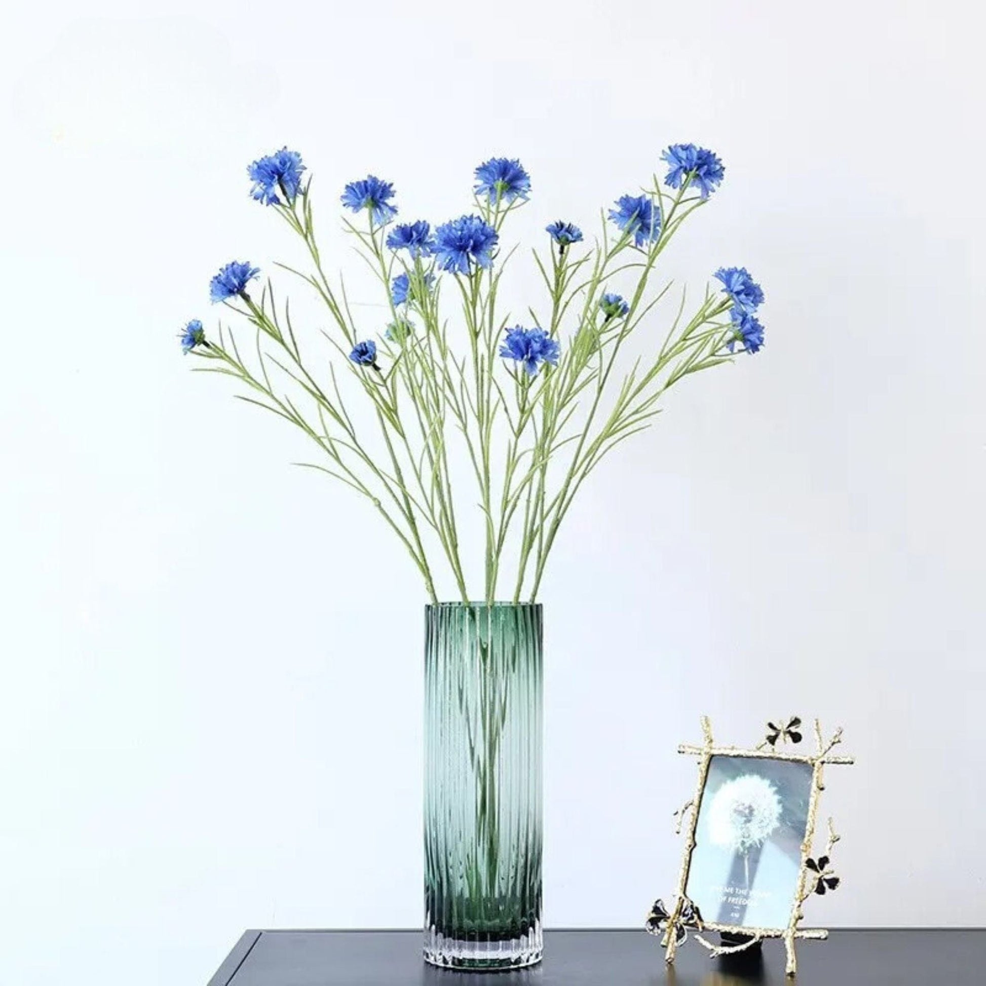 Fleurs Artificielles Bleues