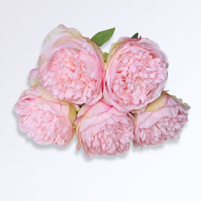Fleurs Artificielles Pivoines Roses