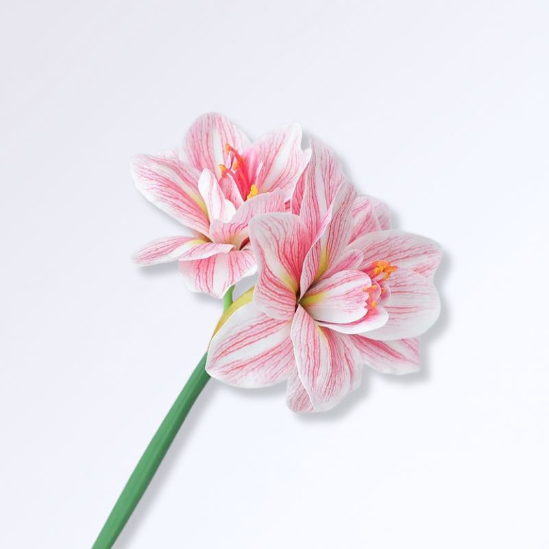 Fleurs Artificielles d'Amaryllis Rose