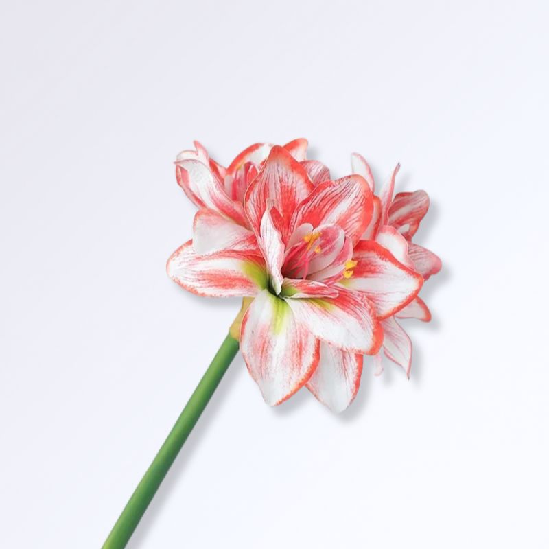 Fleurs Artificielles d'Amaryllis Rouge orangé