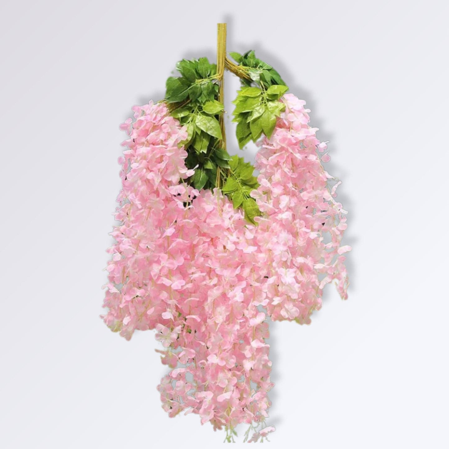 Fleurs Artificielles de Glycine pour Extérieur Rose clair