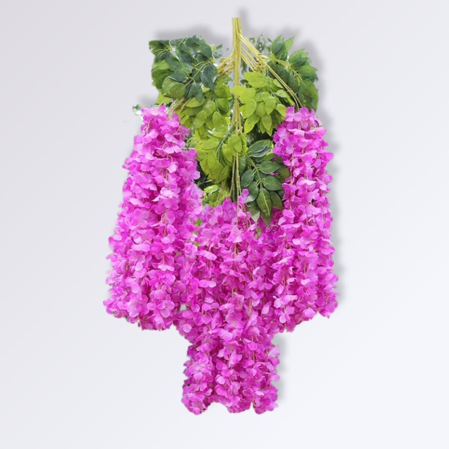 Fleurs Artificielles de Glycine pour Extérieur Mauve