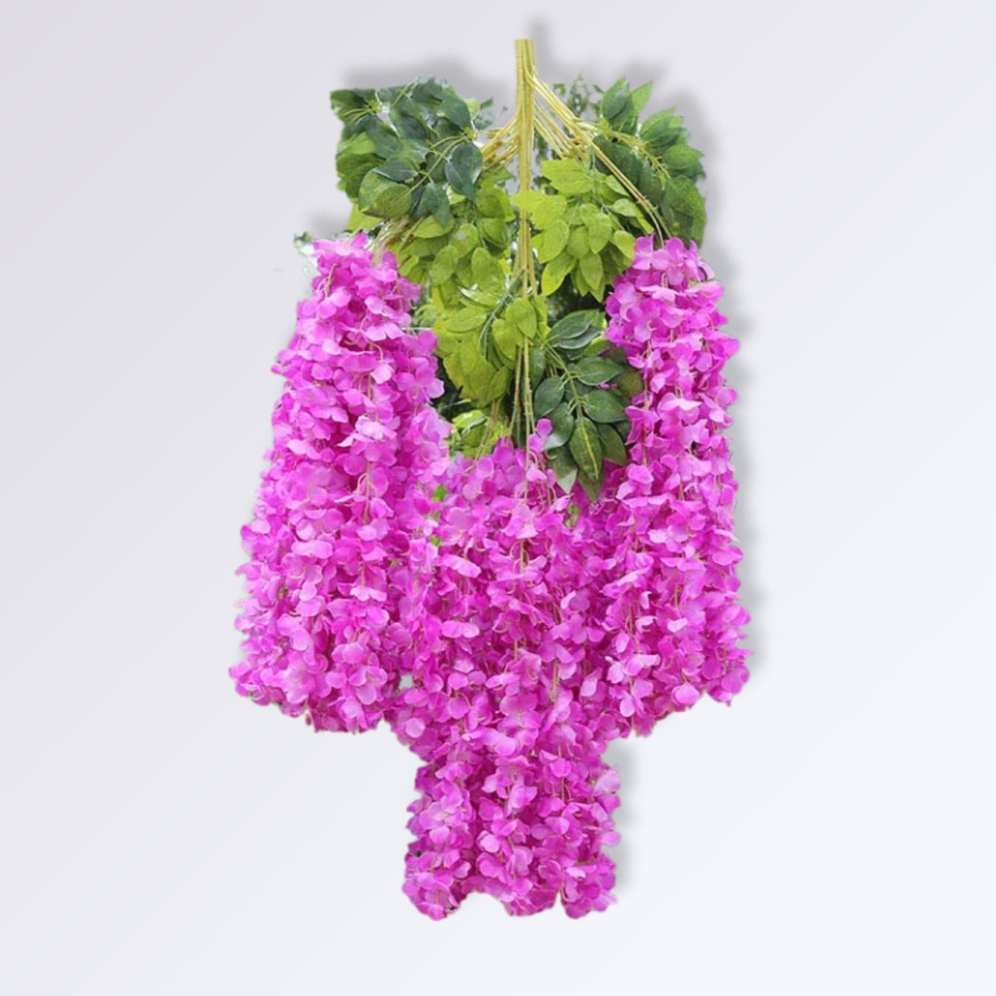 Fleurs Artificielles de Glycine pour Extérieur Mauve