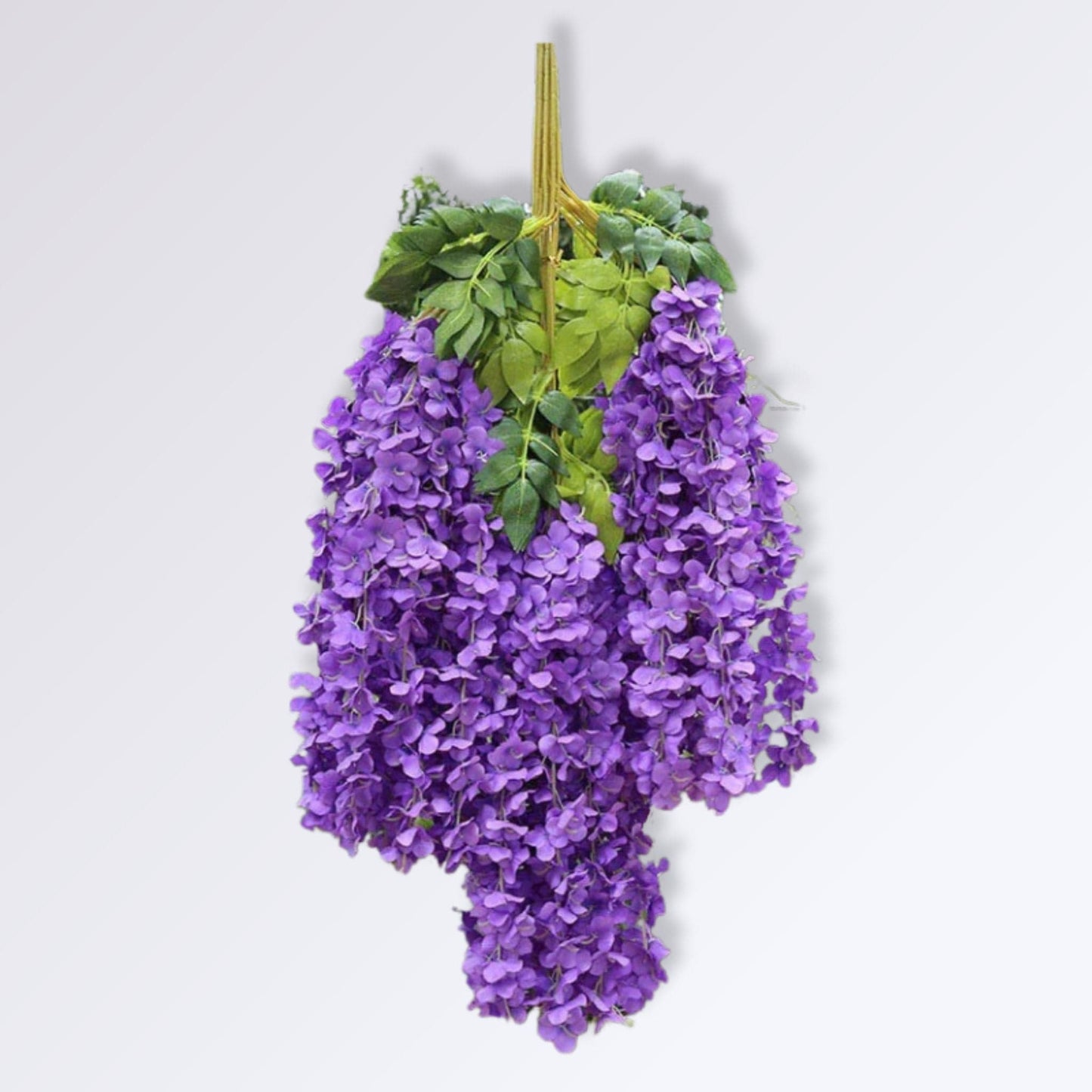 Fleurs Artificielles de Glycine pour Extérieur Violet