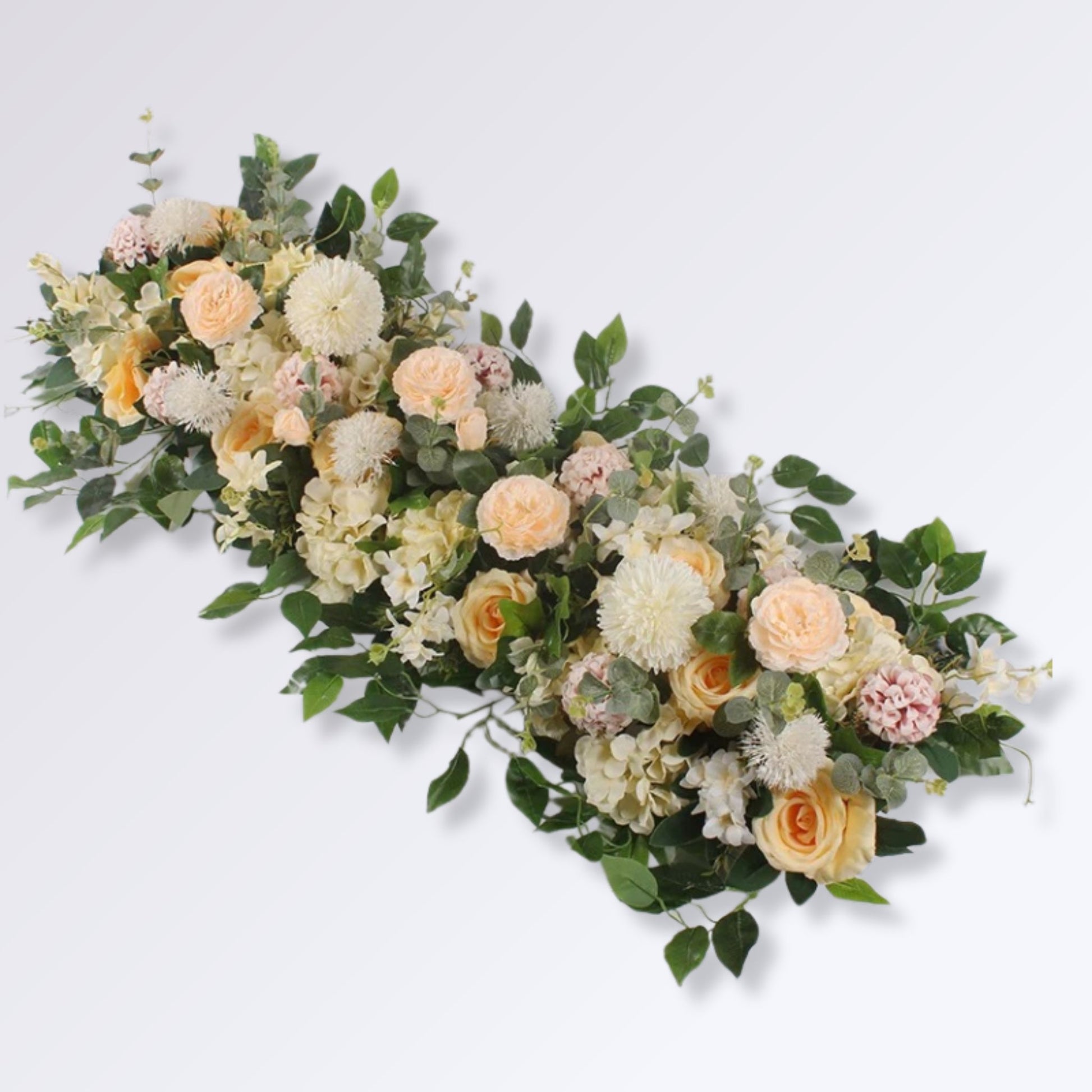 Fleurs Artificielles pour Arche de Mariage Couleur Jaune