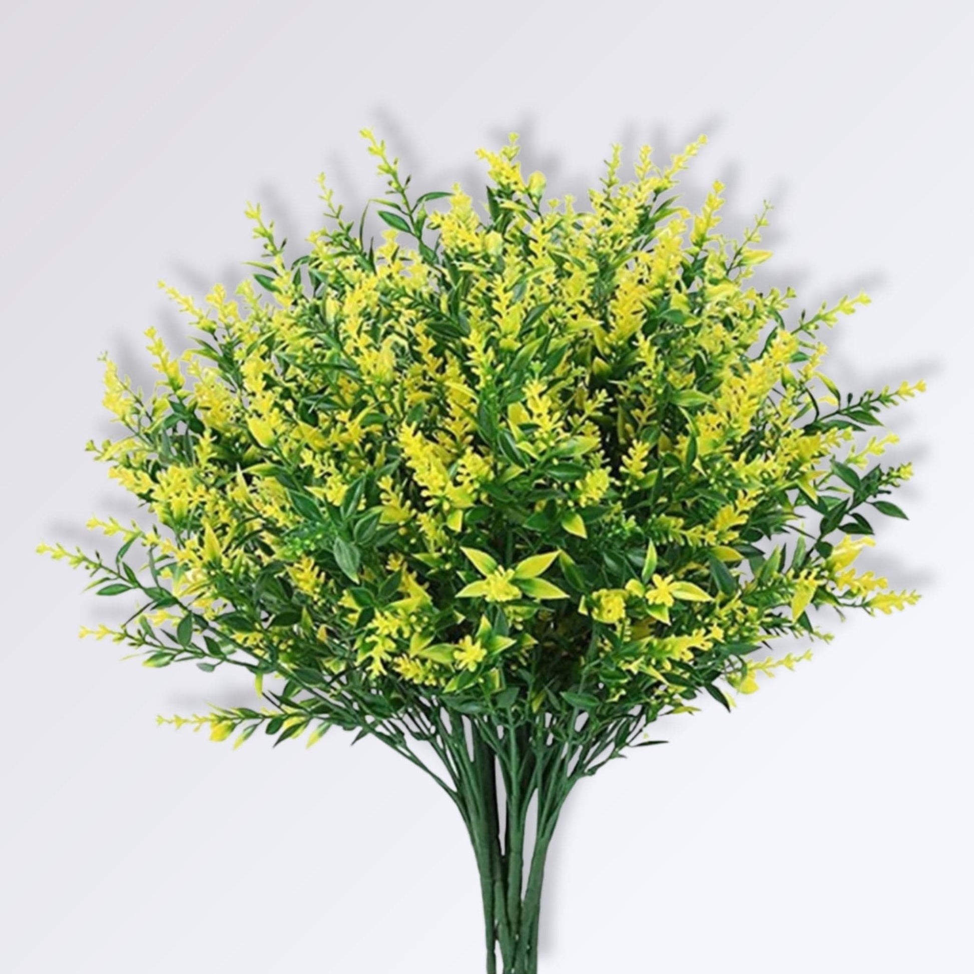 Fleurs de Lavande Artificielles Couleur Jaune