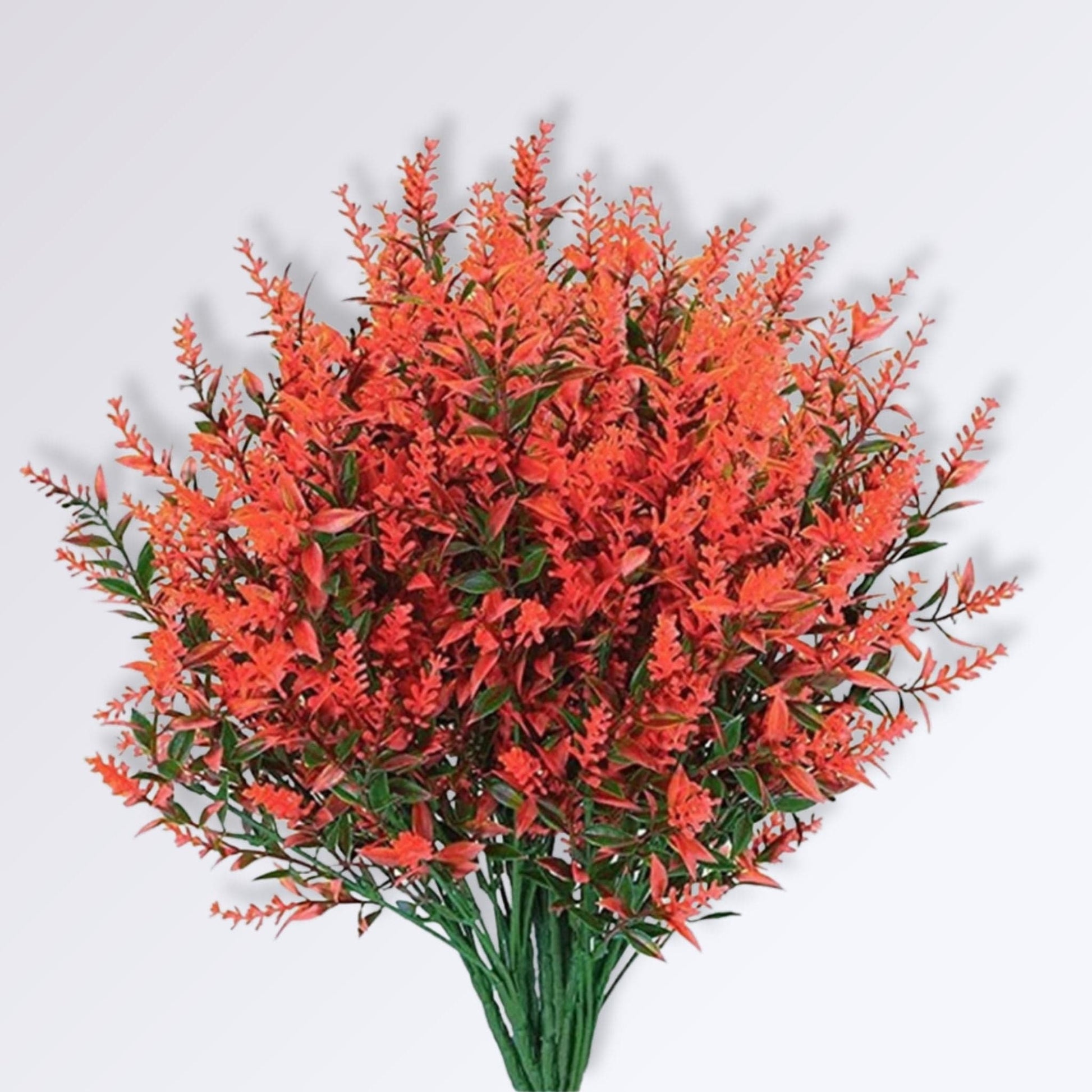 Fleurs de Lavande Artificielles Couleur Rouge