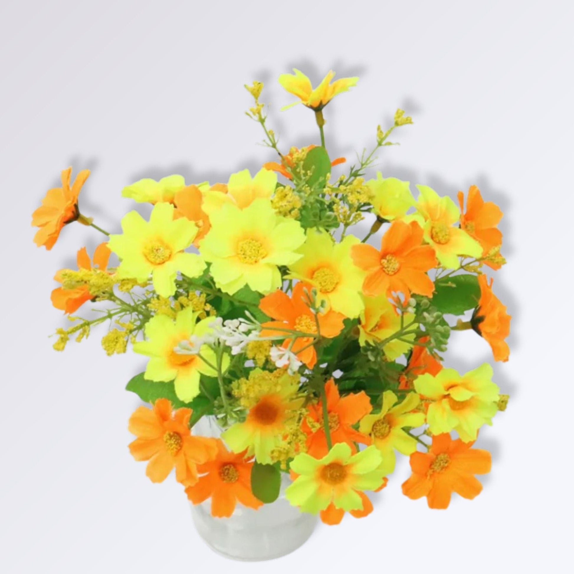 Grand Bouquet de Marguerite Artificielle Jaune