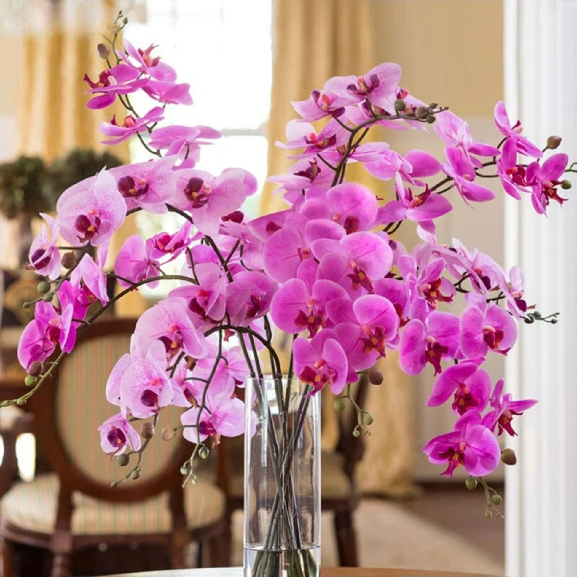 Grande Branche d'Orchidée Artificielle