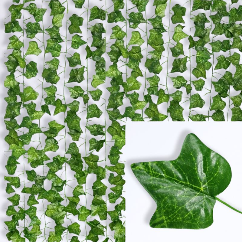 Guirlande de Lierre Artificiel Pour Extérieur Naturel