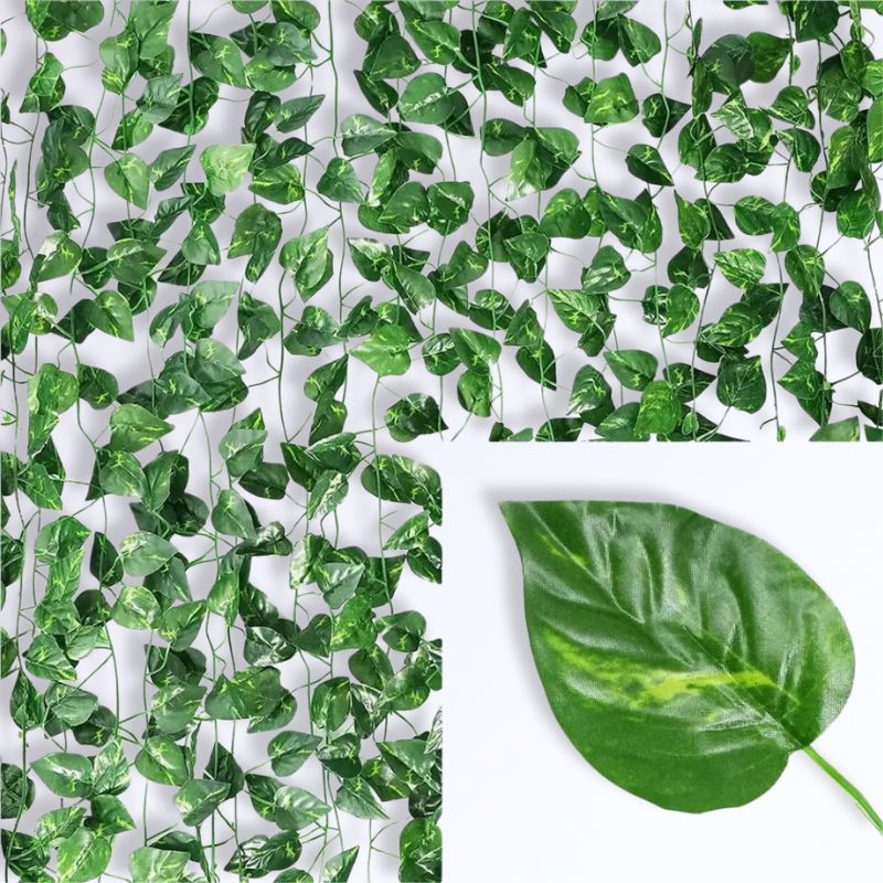 Guirlande de Lierre Artificiel Pour Extérieur Plante pothos