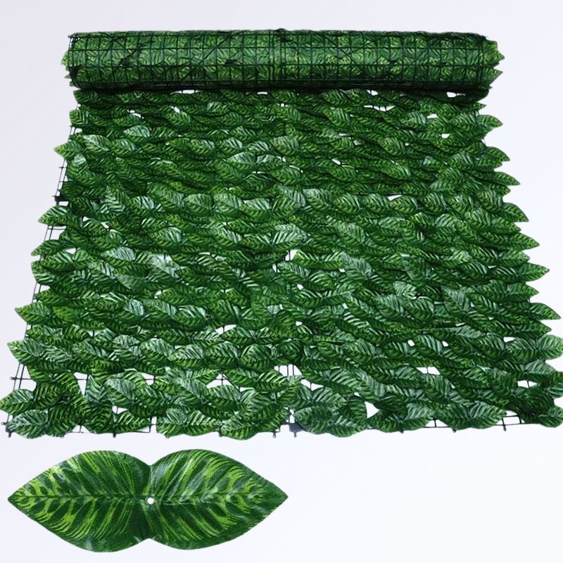 Haie à Feuillage Artificiel Brise Vue pour Extérieur Pothos rayé