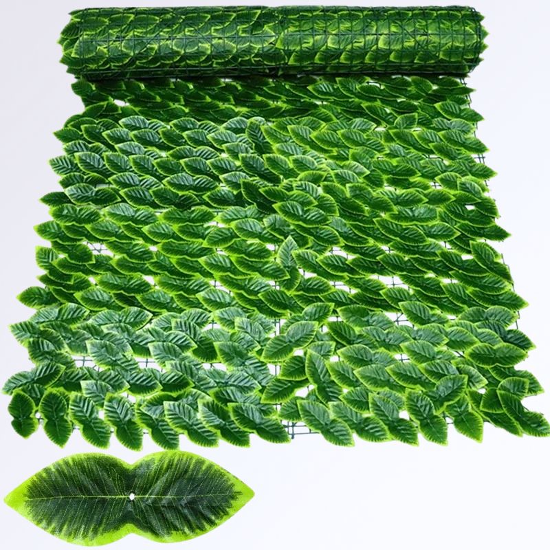 Haie à Feuillage Artificiel Brise Vue pour Extérieur Pothos vert clair