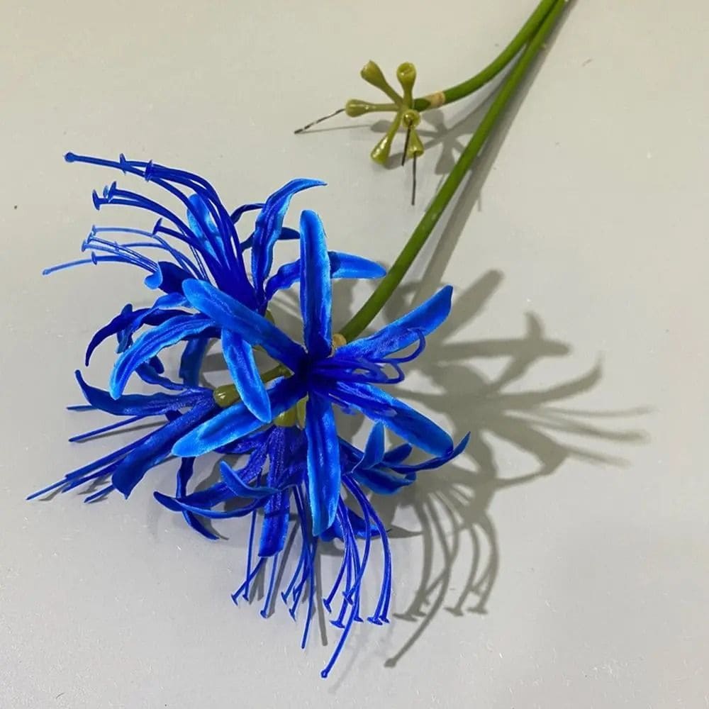Lycoris Fleur Artificielle Bleu