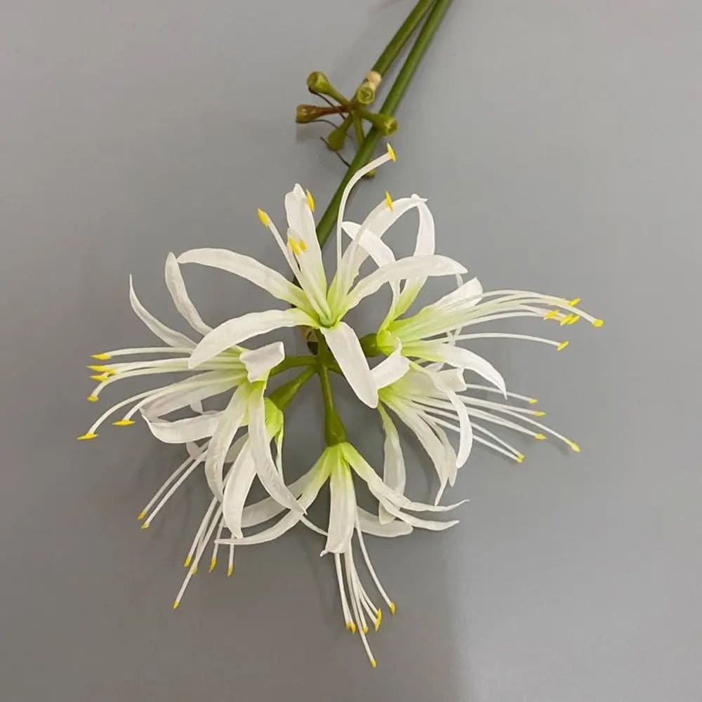 Lycoris Fleur Artificielle Blanc