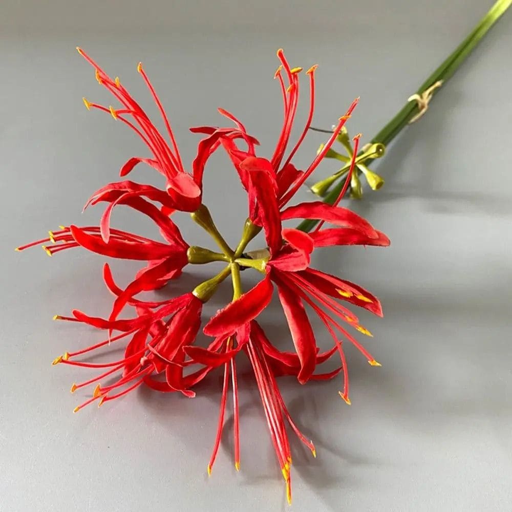 Lycoris Fleur Artificielle Rouge