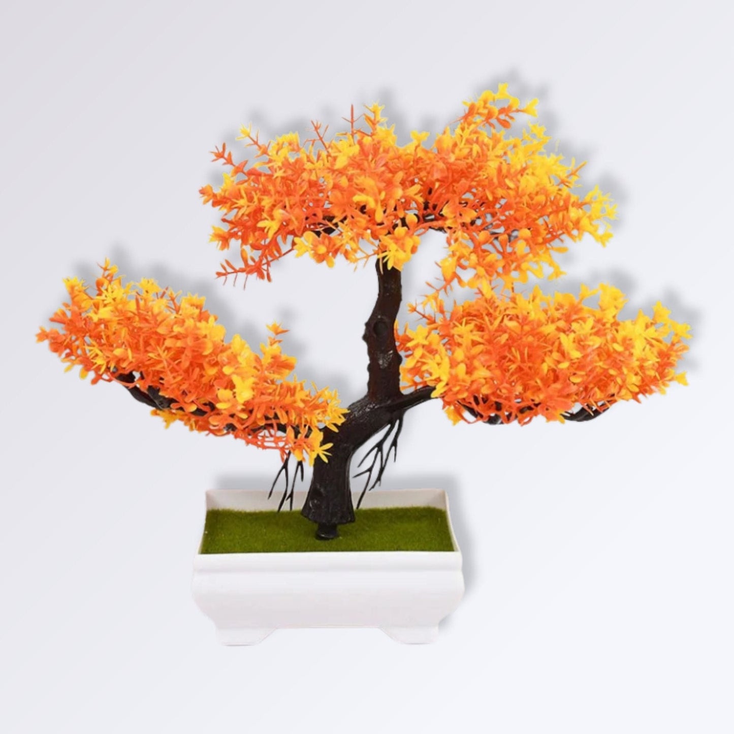 Mini Bonsaï Artificiel 22cm Orange