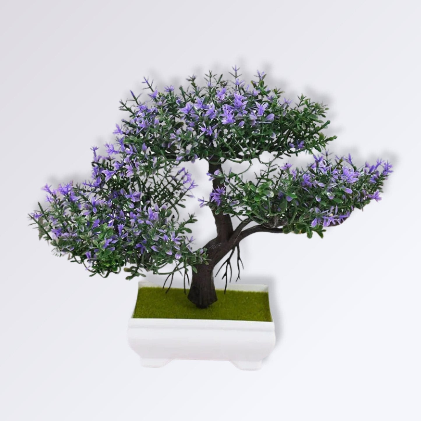 Mini Bonsaï Artificiel 22cm Mauve