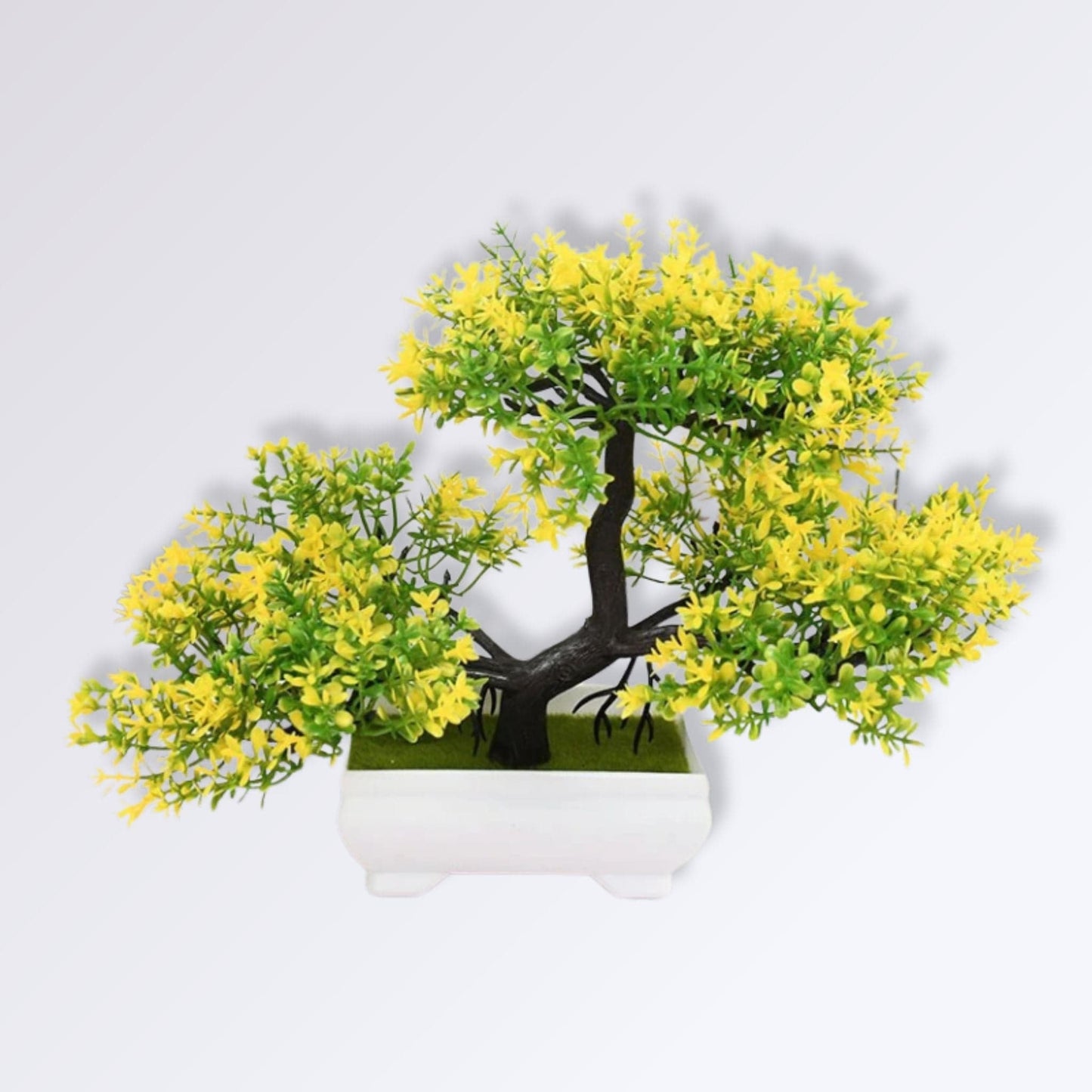 Mini Bonsaï Artificiel 22cm Jaune