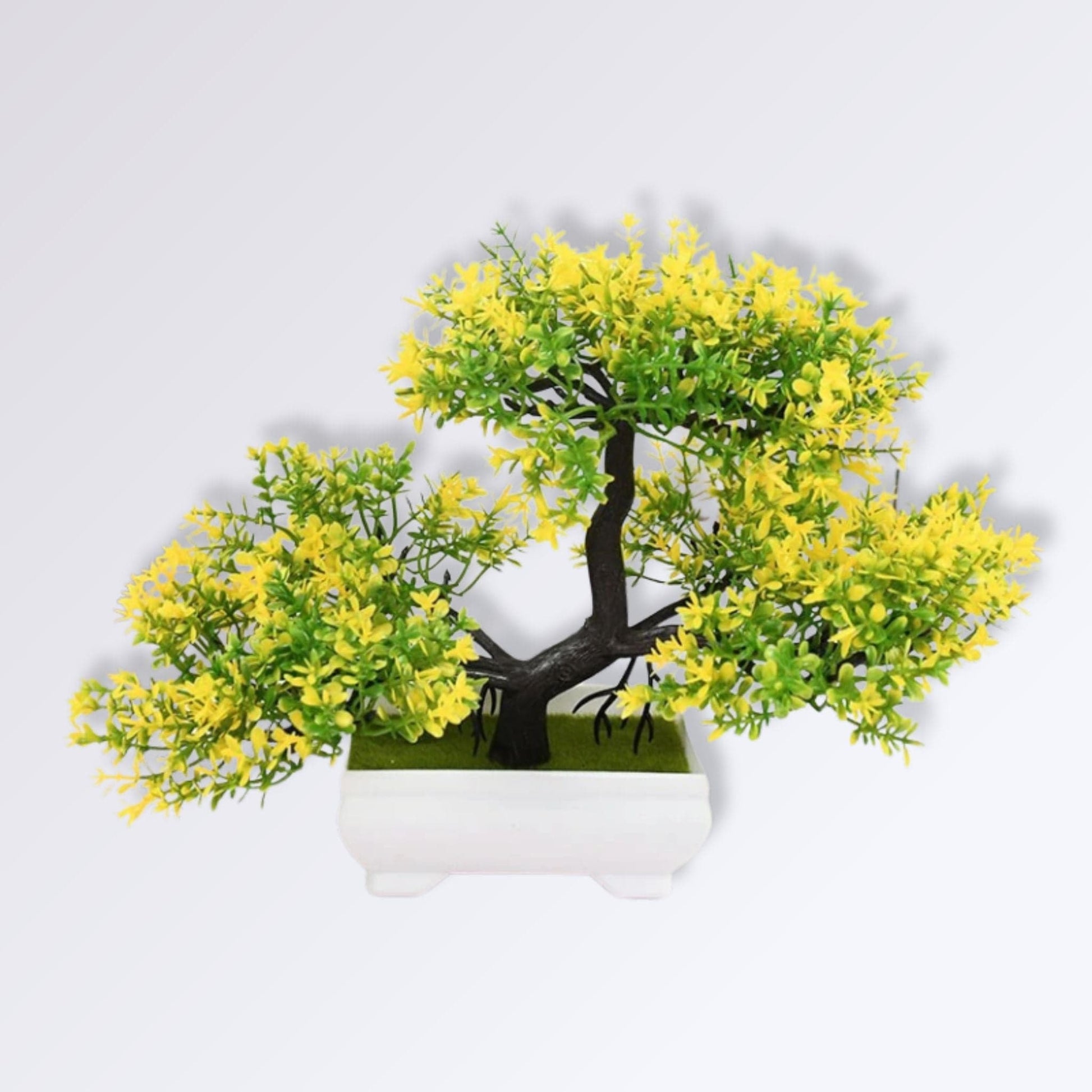 Mini Bonsaï Artificiel 22cm Jaune