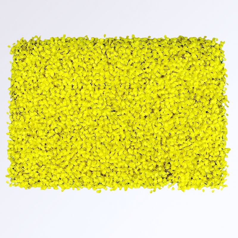 Mur de Buis Artificiel Couleur Jaune