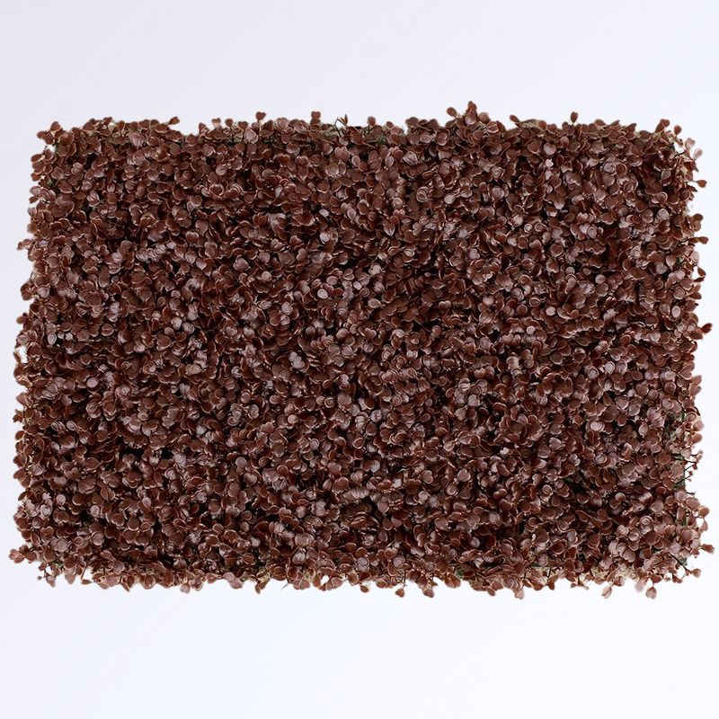 Mur de Buis Artificiel Couleur Café