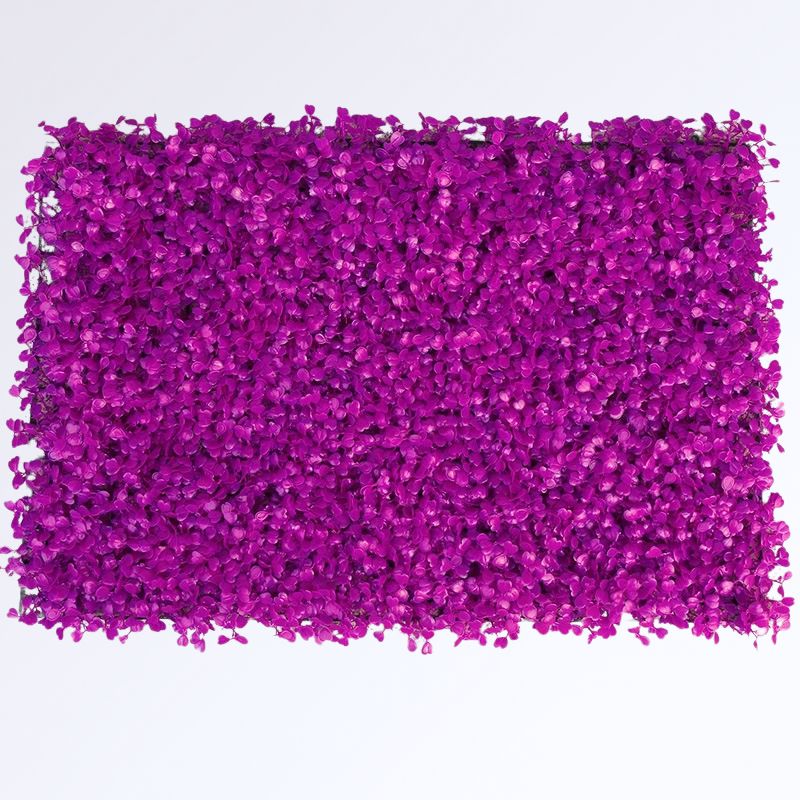Mur de Buis Artificiel Couleur Mauve