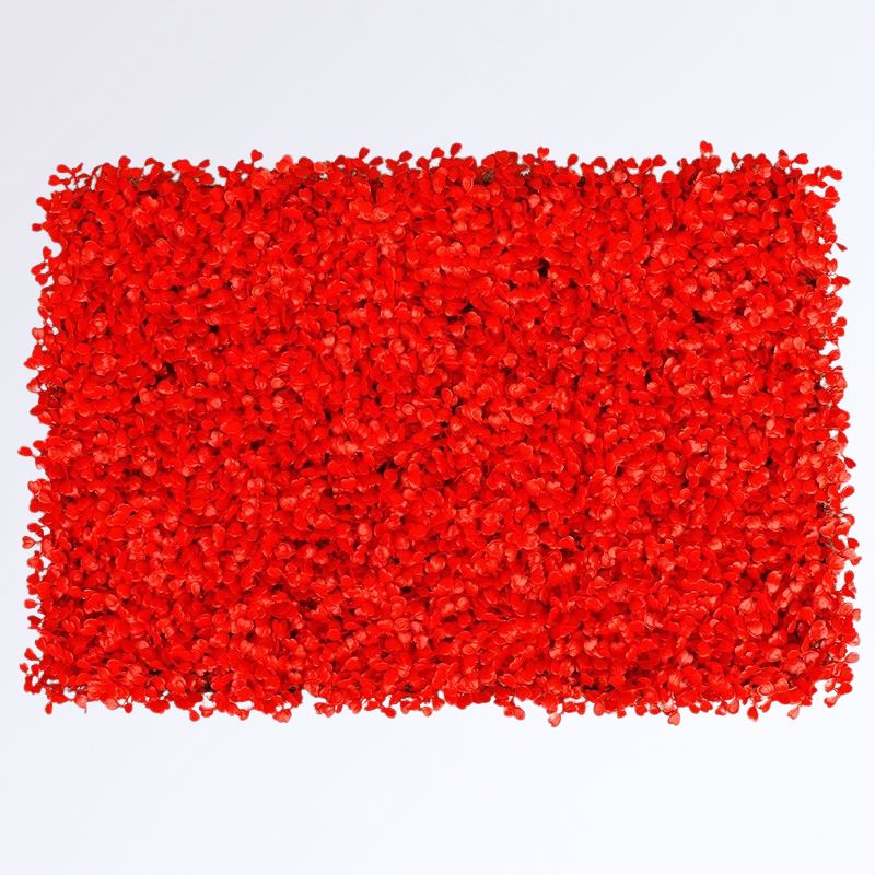 Mur de Buis Artificiel Couleur Rouge clair