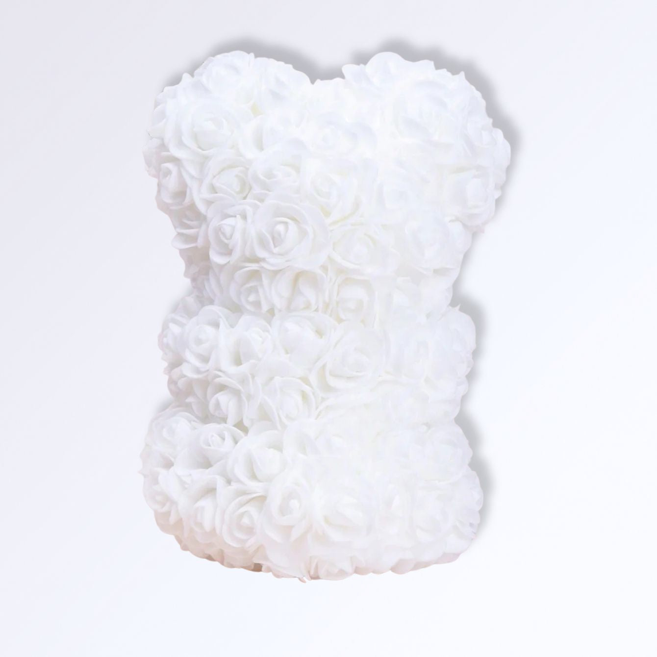 Nounours en Rose Éternelle Blanc