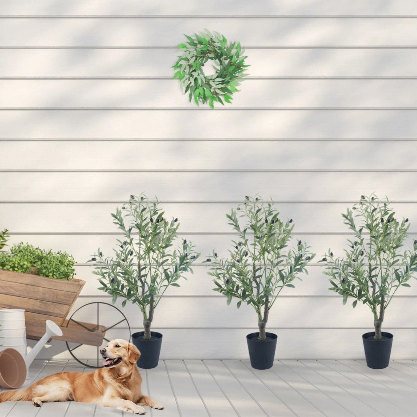 Olivier Artificiel en Pot 90 cm