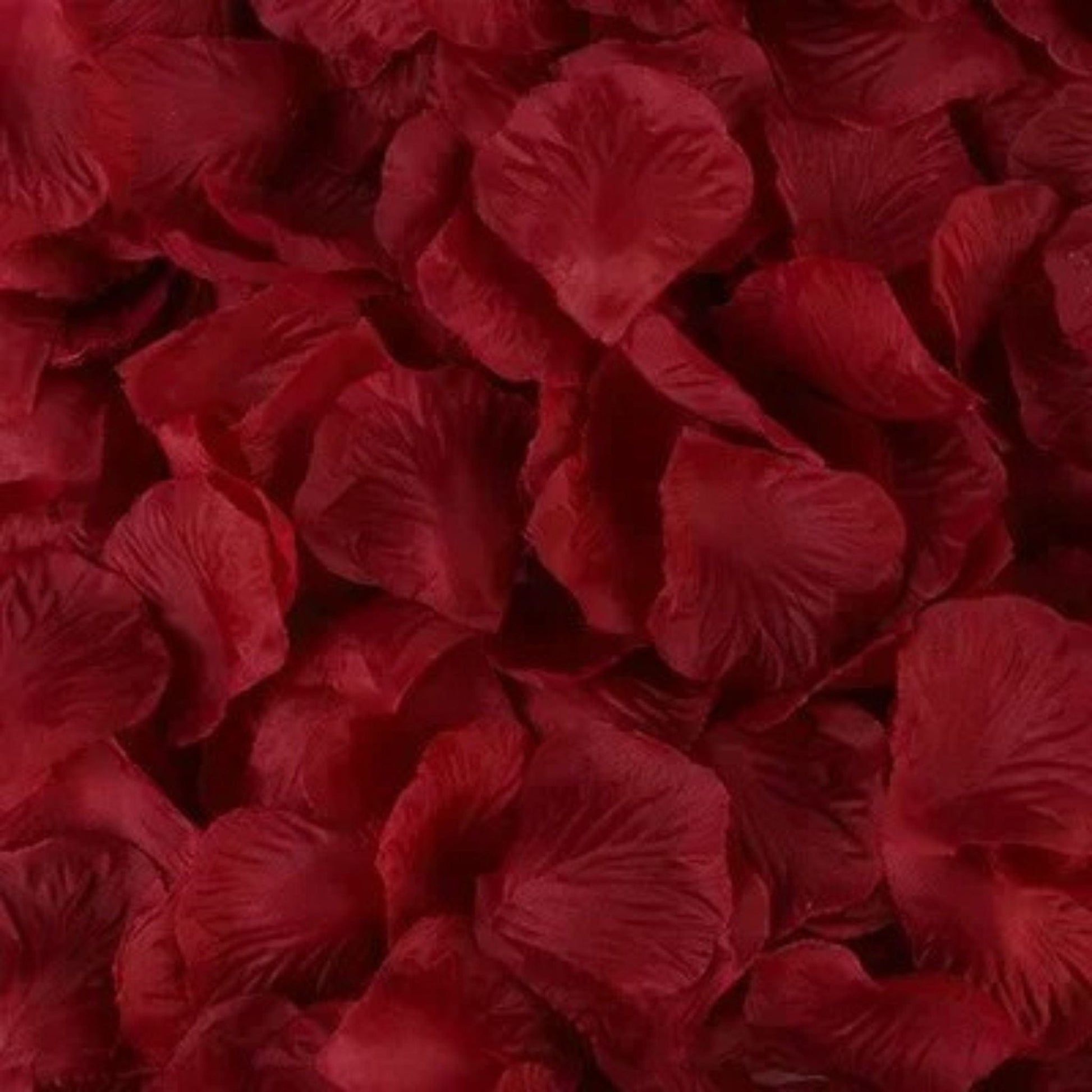 Pétales De Rose Artificielles Rouge foncé / 100 unités